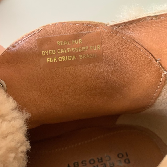 Unique Derek Lam 10 Crosby Calf Hair and Suede Ankle Booties Size 8.5 - Picture 7 of 10